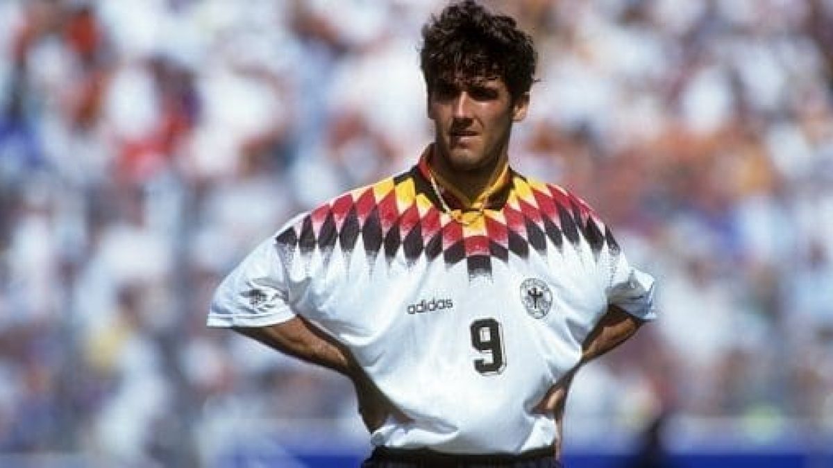 Karl-Heinz Riedle en tant que représentant du football allemand